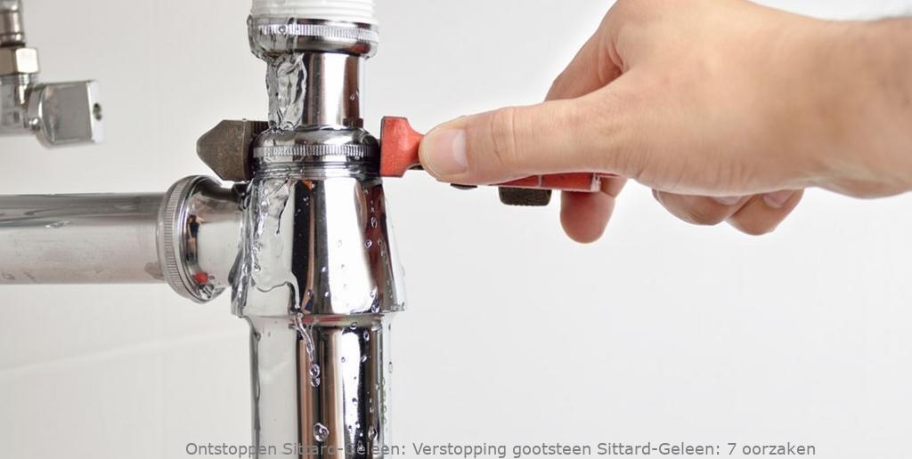 Verstopping gootsteen Sittard-Geleen: 7 oorzaken