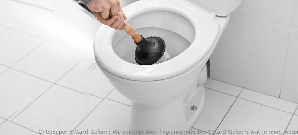 Wc verstopt door hygiëneproducten Sittard-Geleen: wat je moet weten